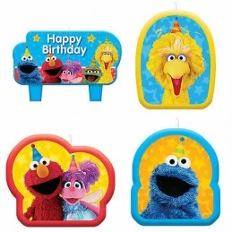 Sesame Street Birthday Candles (Set of 4) | Sesame Street