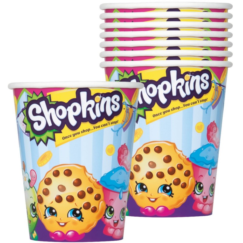 Shopkins Paper Cups (Pack of 8) | Shopkins