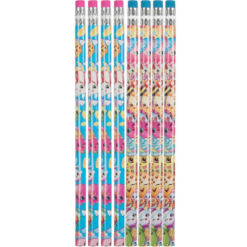 Shopkins Pencils (Pack of 8) | Shopkins