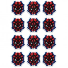 Spiderman Icing Decorations (Pack of 12) | Discontinued