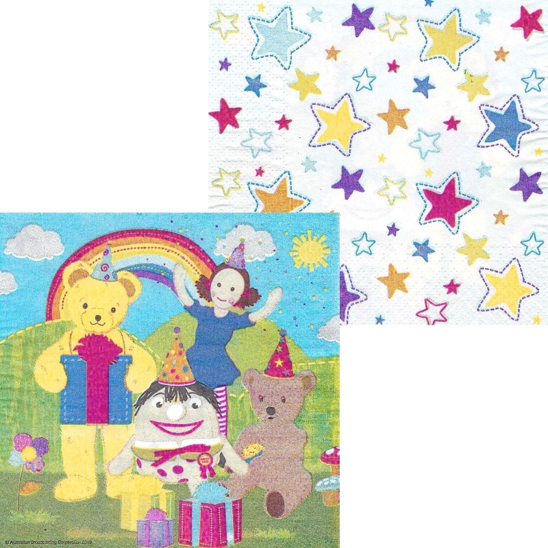 Play School Large Napkins (Pack of 16) | Discontinued Party Supplies