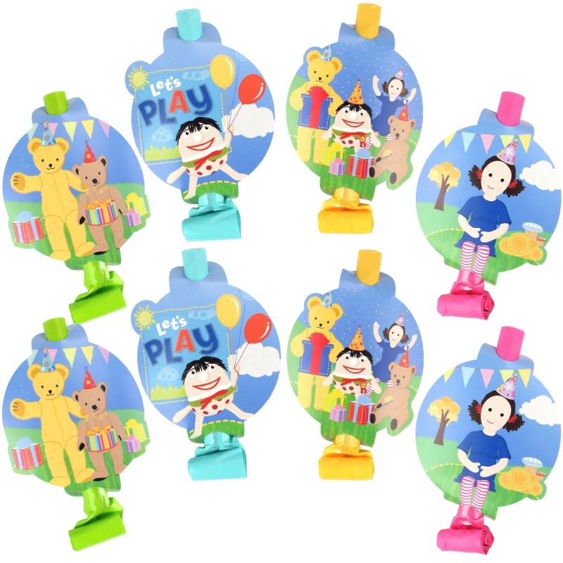 Play School Party Blowers (Pack of 8) | Discontinued Party Supplies