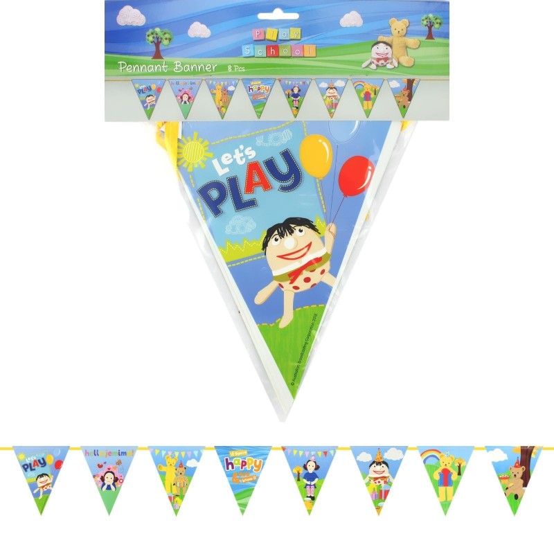Play School Pennant Banner | Play School Party Supplies