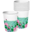 Floral Fairy Sparkle Paper Cups (Pack of 8)