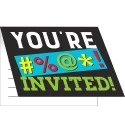 Funny Adult Humour Party Invitations (Pack of 8)