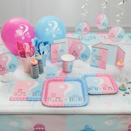 Gender Reveal Foil Party Banner | Discontinued Party Supplies