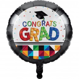 Fractal Fun Graduation Foil Balloon | Graduation Party Supplies