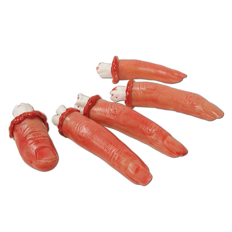 Fake Bloody Fingers (Pack of 5) | Discontinued Party Supplies