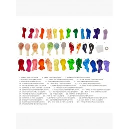 Ginger Ray Rainbow Balloon Arch Kit (86 Piece) | Balloon Garland Kit Party Supplies