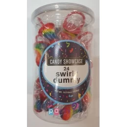 Rainbow Mini Dummy Pops (Pack of 24) | Lollies Party Supplies