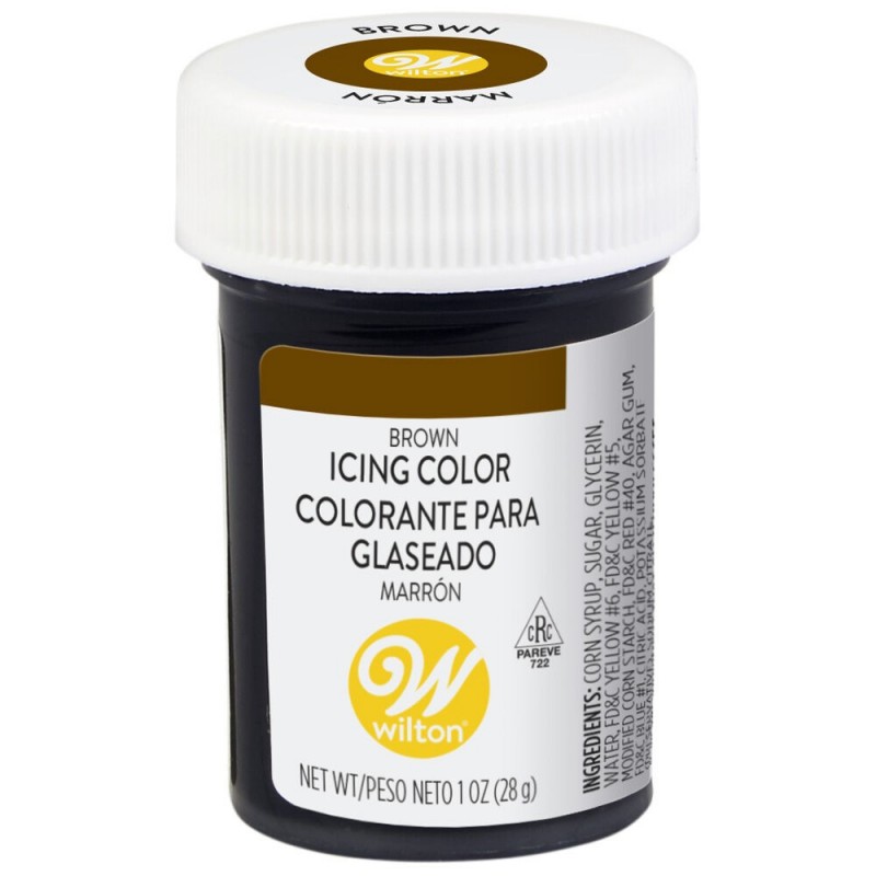 Wilton Icing Colour Brown 1oz | Icing Colours Party Supplies