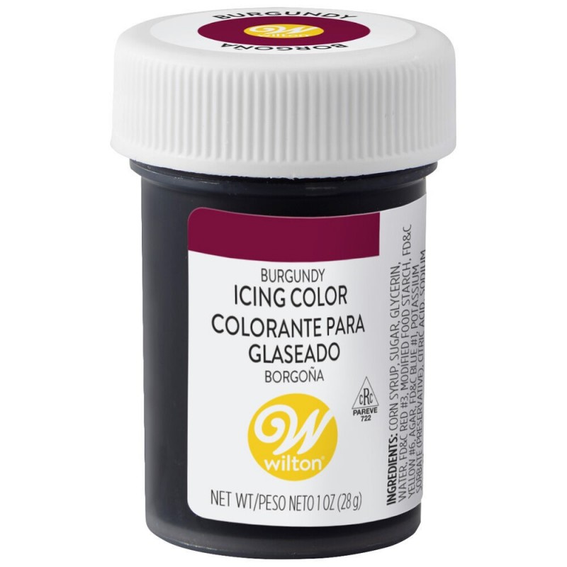 Wilton Icing Colour Burgundy 1oz Wilton Icing Colour Burgundy 1oz