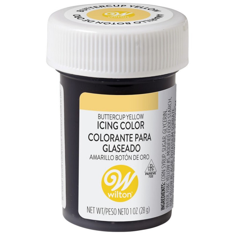 Wilton Icing Colour Buttercup Yellow 1oz | Icing Colours Party Supplies