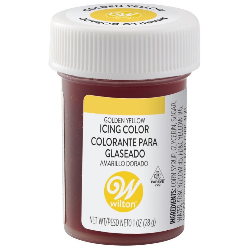 Wilton Icing Colour Golden Yellow 1oz Wilton Icing Colour Golden Yellow 1oz