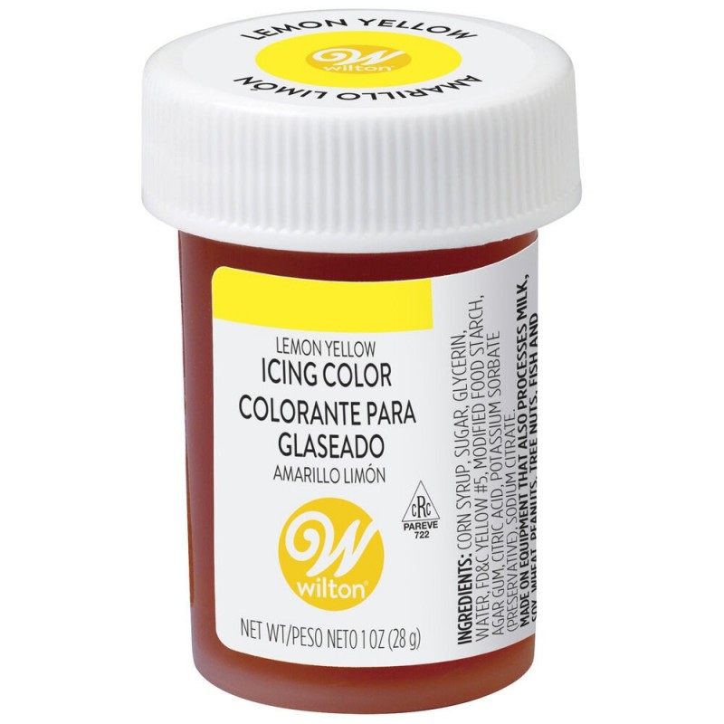 Wilton Icing Colour Lemon Yellow 1oz Wilton Icing Colour Lemon Yellow 1oz