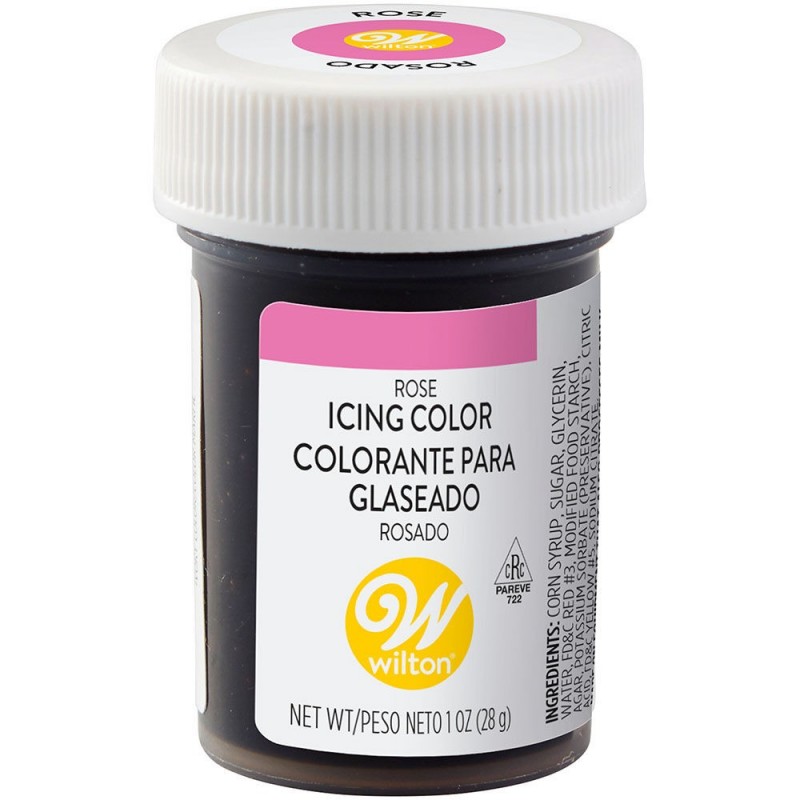 Wilton Icing Colour Rose 1oz | Icing Colours Party Supplies