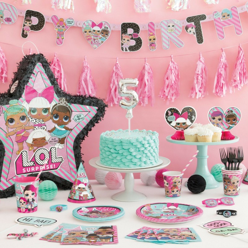 Lol Surprise Happy Birthday Banner Lol Party Supplies Who Wants 2 Party 0082