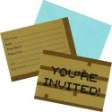 Minecraft Party Invitations (Pack of 8)