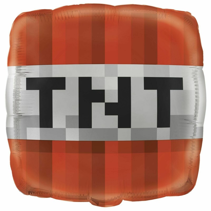 Minecraft TNT Balloon | Minecraft Party Supplies
