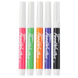 Wilton FoodWriter Fine Tip Neon Colored Edible Markers (Set of 5) | Discontinued Party Supplies