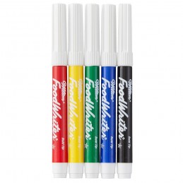 Wilton FoodWriter Bold Tip Primary Colored Edible Markers (Set of 5) | Discontinued Party Supplies