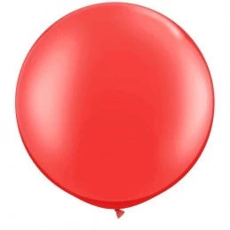 Red Jumbo 90cm Balloon | Coloured Latex Balloons Party Supplies
