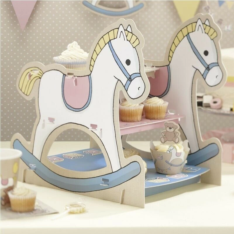 Rocking Horse Baby Cake Stand | Discontinued Party Supplies