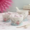 Floral Tea Party Ice Cream Cups (Pack of 8)