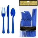 Reusable Blue Cutlery (Set of 24)