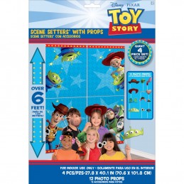 Toy Story 4 Scene Setter with Props | Toy Story Party Supplies