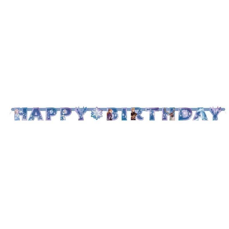 Frozen 2 Happy Birthday Banner Frozen 2 Happy Birthday Banner