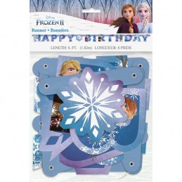 Frozen 2 Happy Birthday Banner | Frozen 2 Party Supplies