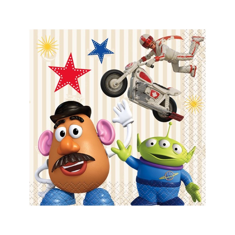 Toy Story 4 Small Napkins (Pack of 16) | Toy Story Party Supplies