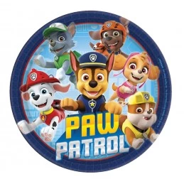 Paw Patrol Small Paper Plates (Pack of 8)) | Paw Patrol Party Supplies