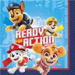 Paw Patrol Adventures Small Napkins (Pack of 16) | Paw Patrol Party Supplies
