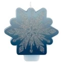 Snowflake Glitter Frozen 2 Candle