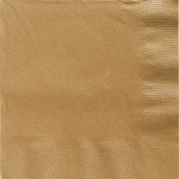 Gold Large Napkins (Pack of 20) | Gold Party Supplies