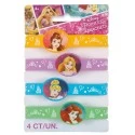 Disney Princess Rubber Wristbands (Pack of 4)