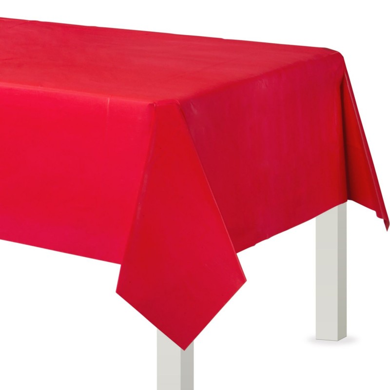 Red Plastic Tablecover | Red Party Supplies | Who Wants 2 Party