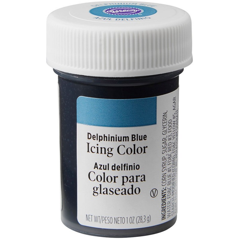 Wilton Icing Colour Delphinium Blue 1oz Wilton Icing Colour Delphinium Blue 1oz