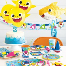 Baby Shark Plastic Tablecover | Baby Shark Party Supplies