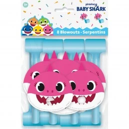 Baby Shark Party Blowers (Pack of 8) | Baby Shark Party Supplies
