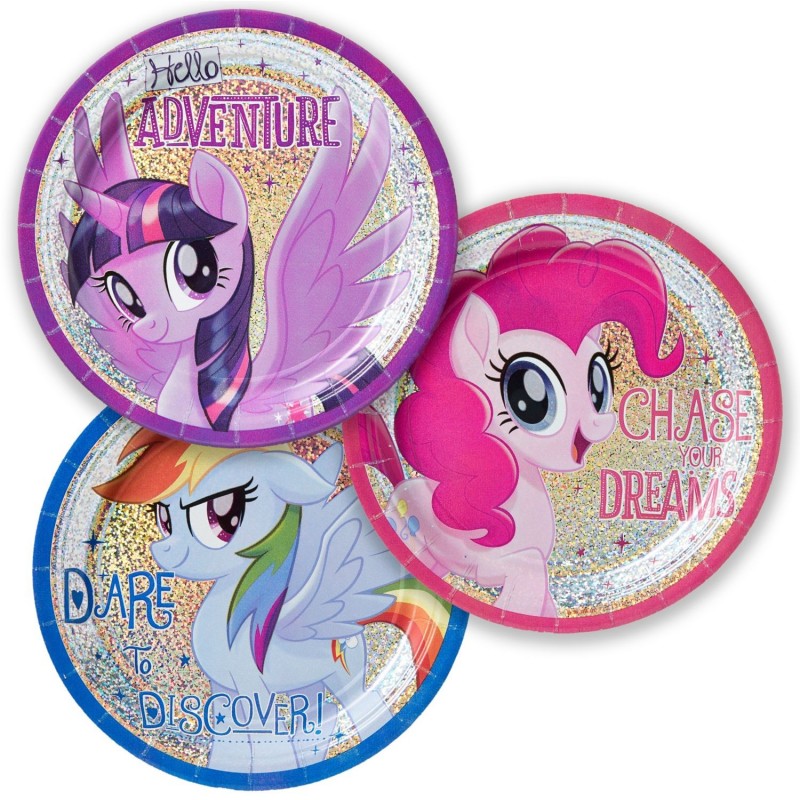 My Little Pony Small Plates (Pack of 8) | My Little Pony