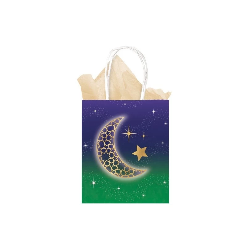Eid Mubarak Small Gift Bags (Pack of 6) | Ramadan/Eid Party Supplies