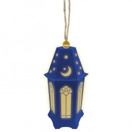 Eid Light-Up Cardstock Mini LED Lantern | Ramadan/Eid Party Supplies