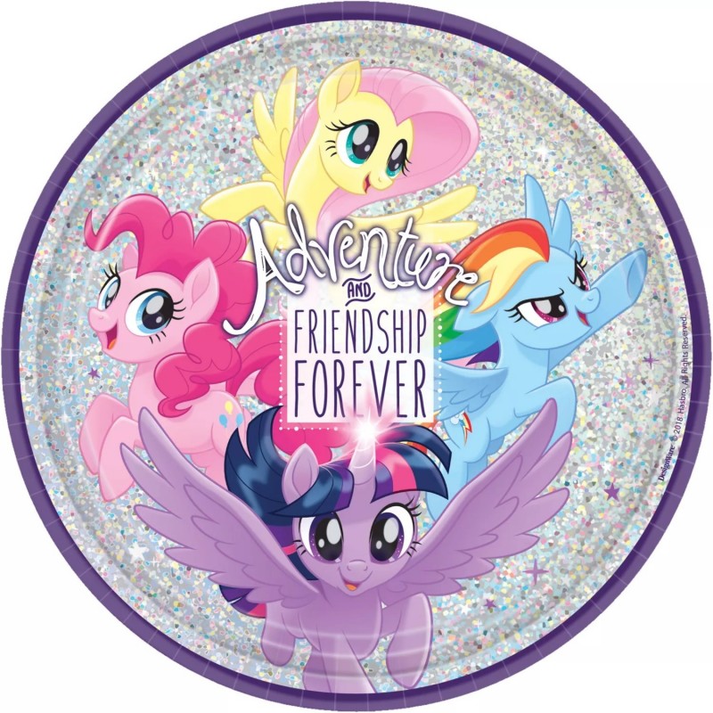 My Little Pony Large Plates (Pack of 8) | My Little Pony