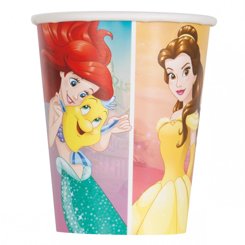 Disney Princess Paper Cups (Pack of 8) | Disney Princess Party Supplies