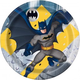 Batman Large Paper Plates (Pack of 8) | Batman