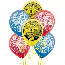 Justice League Balloons (Pack of 6) | Justice League Party Supplies