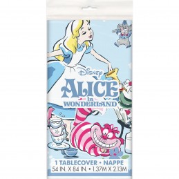 Alice in Wonderland Plastic Tablecover | Alice in Wonderland Party Supplies